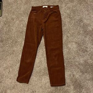 Pacsun corduroy pants, vintage icon, size 24, brown